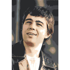 Картина по номерам Сергей Бодров младший на стену Палитра забав