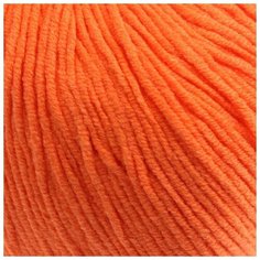 Пряжа "Jeans" 55% хлопок, 45% акрил 160м/50гр (77 оранж) Yarn Art