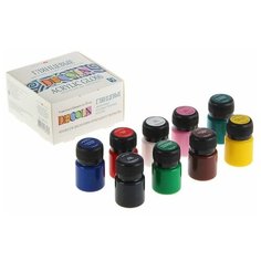 Краска акриловая, набор 9 цветов х 20 мл, ЗХК Decola, глянцевые, 2941115 Невская палитра