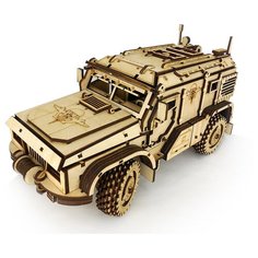 Сборная модель/деревянный конструктор бронеавтомобиль "БУР" сдм-81к Altair