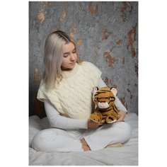 Мягкая Игрушка Тигр Тёмный 35 см, Символ 2022 года Yuma Toys