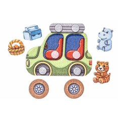 Развивающая игра из фетра на липучках SMILE DECOR "Машинка"