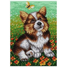 Алмазная мозаика "Малыш", 20x28 см, Вышиваем бисером