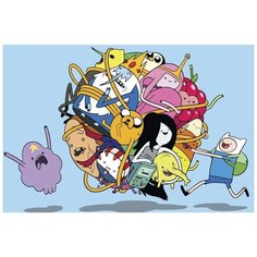 Картина по номерам время приключений - 6