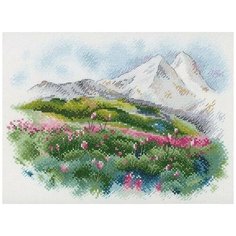 Набор для вышивания "Лето на Эльбрусе", 20x25 см, Aquarelle
