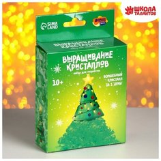 Набор для творчества «Лучистые кристаллы»: Ёлочка, цвет зелёный Школа талантов