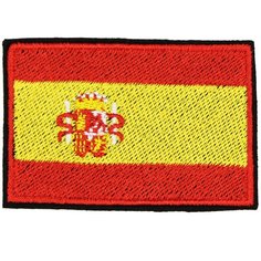 Нашивка, патч, шеврон "Флаг Испании" 60x40mm PTC290 22 ПИНГВИНА