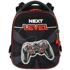 BRAUBERG Ранец Premium Next level (270597), черный/красный