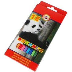 Карандаши цветные KOH-I-NOOR Зверюшки 12 цв/наб 3552012008KSRV