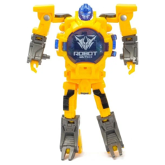 Робот-трансформер Dade Toys Робот Часы D622-H012, желтый
