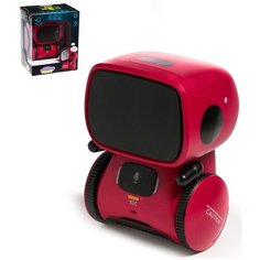 Робот интерактивный ZHORYA "Милый робот", световые и звуковые эффекты, цвет красный