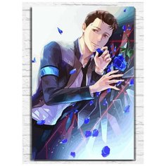 Картина по номерам на холсте игра Detroit become human - 9554 В 60x40