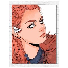 Картина по номерам на холсте игра horizon zero dawn - 9623 В 30x40