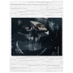 Картина по номерам на холсте игра Call of duty ghosts - 9541 Г 30x40