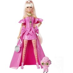 Кукла Барби Экстра #12 блондинка, Barbie Extra Fancy in Pink Glossy HHN12