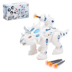 Робот "Трицератопс", световые и звуковые эффекты, работает от батареек Без бренда