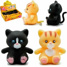 Игрушки резиновые фигурки тянучки Котики / 2 штуки Denco Store