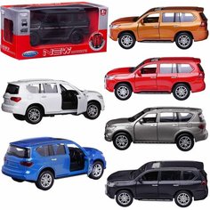 Машинка Junfa металлическая Кроссовер 6 видов инерционная свет звук Китай