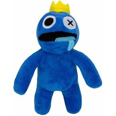 Мягкая игрушка Радужные друзья Rainbow friends Blue синий 20см Pixel Crew