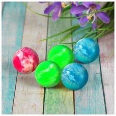 Мяч каучуковый, пёстрый, цвета микс Noname