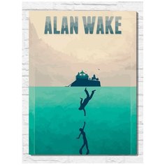 Картина по номерам на холсте игра Alan Wake - 11490 В 30x40