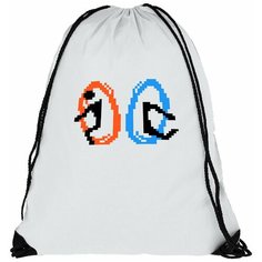 Мешок для сменной обуви пиксель арт - 6838 Brut Boxers