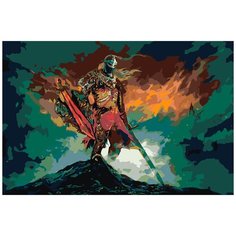Картина по номерам "Elden Ring Элден Ринг: Арт 3", Раскраска 40x60 см, Игры