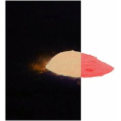 Люминофор порошок MTR-6DW розовый влагостойкий, свечение розово-зеленое / люминесцентный / для акриловой базы, лаков, эпоксидки, творчества - 100 гр Веста