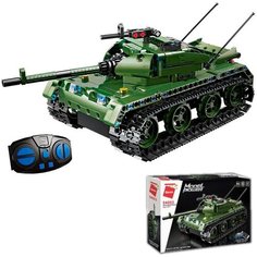 Конструктор Qman 54003 Техника "Танк Leopard" на радиоуправлении 418 дет.