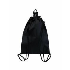 Мешок для обуви, Рюкзак для спорта универсальный с двумя отделениями 470x330 мм (оксфорд 240, чёрный), Tplus