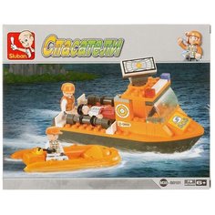 Конструктор Спасательный катер 78 дет. Sluban
