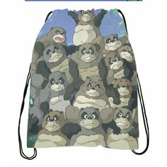 Мешок для обуви Помпоко: Война тануки в период Хейсей, Heisei-era Raccoon Dog War Ponpoko №1 Migom