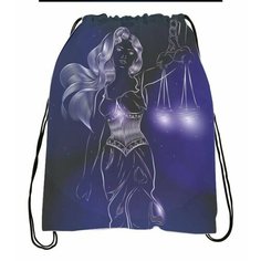 Сумка-мешок для обуви со знаком зодиака Весы №9 Migom