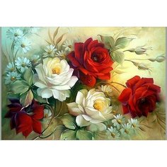 Алмазная мозаика Винтажные розы 29.5x20.5 см. Milato