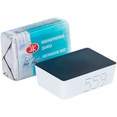 Акварель художественная в кювете 2.5 мл, ЗХК "Белые ночи", аквамариновая дымка, 1911559 Невская палитра