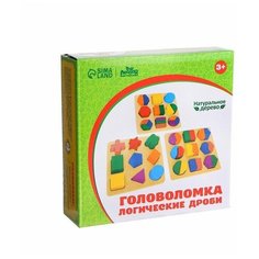 Головоломка «Логические фигуры», набор 3 шт. Лесная мастерская