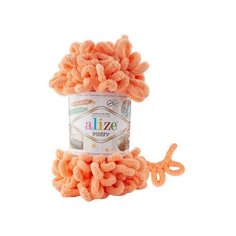 Пряжа для вязания ALIZE Puffy Ализе Пуффи: 34 (дыня) / 1 шт / 9 м / 100 г / 100% микрополиэстер / большие петли