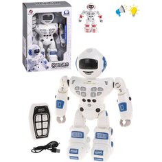 Робот, ИК управление, в комплекте: встроенный аккумулятор, USB шнур, тестовые Наша Игрушка 200390830