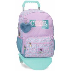 Рюкзак для девочки 42 см на тележке Enso Cute Girl ЭНСО