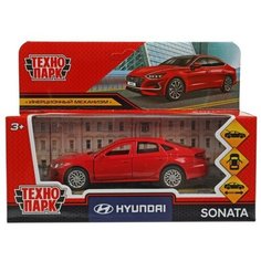 Машинка металлическая ТехноПарк Hyundai Sonata 12см красная SONATA-12-RD