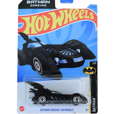 Hot Wheels Машинка базовой коллекции BATMAN FOREVER BATMOBILE синяя 5785/HKG38