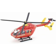 Вертолет Siku 1647 Медицинская авиация 1/87, 14.5 см, красный SIKU1647