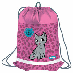 Мешок для обуви 1 отделение Först "PAWsitive", 360*470мм, вентиляционная сеточка, светоотражающая полоса (арт. 351318) Forst