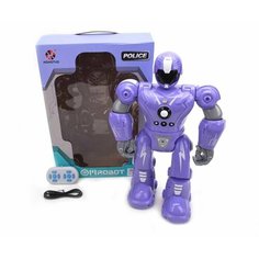 Робот р/у, ИК управление, 10 каналов, свет, звук, аккум. встроен, USB шнур, эл. пит. ААА*2шт. не вх. в комплект Наша Игрушка