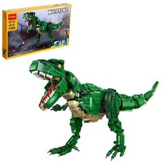 Конструктор блочный Динобот. Тираннозавр, 2 варианта сборки, 838 деталей Нет бренда