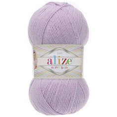 Пряжа Alize Happy baby лиловый (27), 65%акрил/35%полиамид, 330м, 100г, 1шт