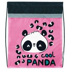 Мешок для обуви 1 отделение schoolформат Fluffy Panda, 42х34см, для девочек