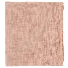 Одеяло из жатого хлопка цвета пыльной розы из коллекции Essential 90x120 см, Tkano, TK20-KIDS-BLK0003