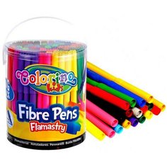 Набор фломастеров в пластиковом ведерке 12 цветов 96 цветов Colorino