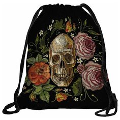 Мешок для сменной обуви Homepick 38х42 см ScaplRoses/1679/